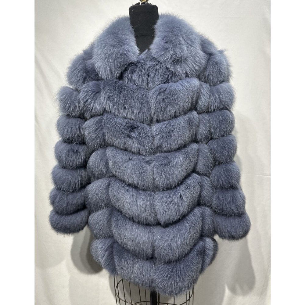 Denim Blue Fox Stroller / Vest (117135)